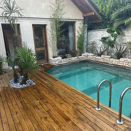 Detached Stone House With Hot Pool Kirkpinar
